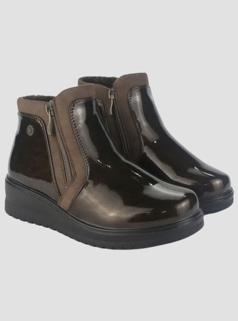 Botin Chalada Mujer Rayo-3 Café Casual-4