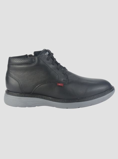 Botin Ferracini Hombre 4567 Full Negro Casual-0