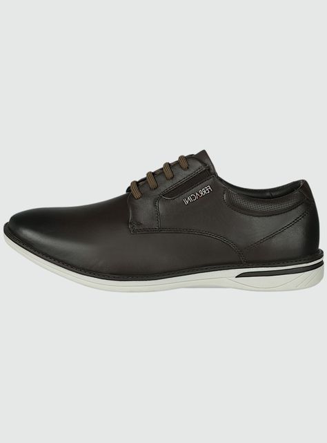 Zapato Ferracini Hombre 3618 Café Casual-0