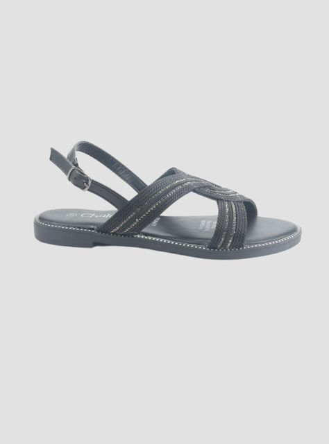 Sandalia Chalada Mujer Alki-10 Negro Casual-0