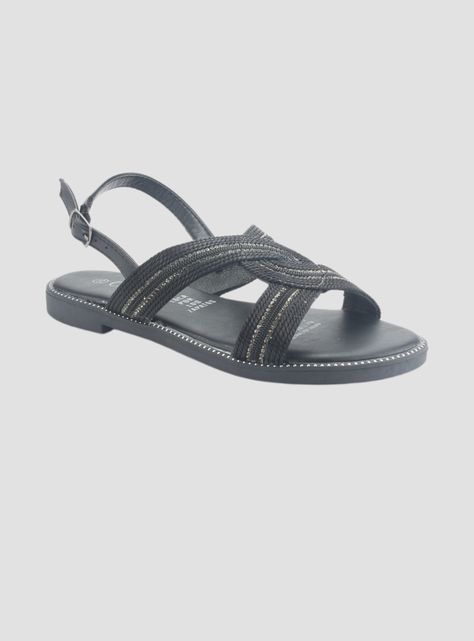 Sandalia Chalada Mujer Alki-10 Negro Casual-2