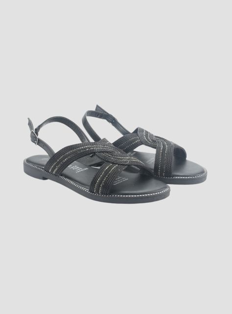 Sandalia Chalada Mujer Alki-10 Negro Casual-4