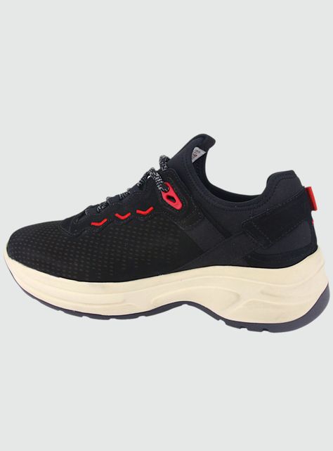 Zapatilla Ferracini Hombre 9087 Negro Urbano-1