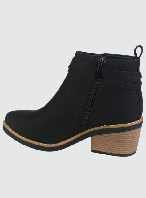 Botin Chalada Mujer Camp-38 Negro Casual-1