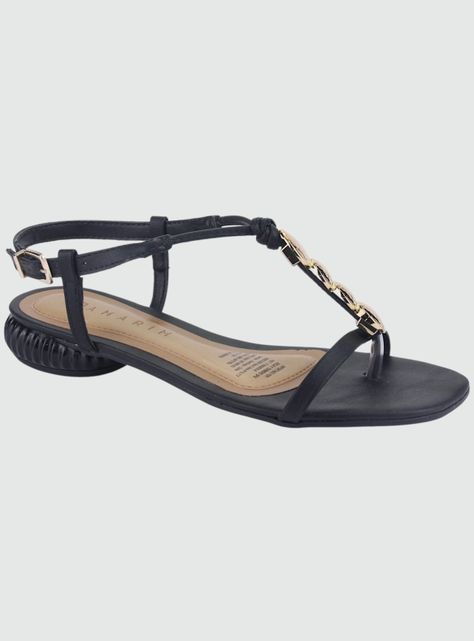 Sandalia Ramarim Mujer 213202 Negro Casual-0