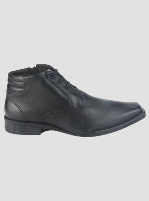 Botin Ferracini Hombre 3942 Bentley Negro Casual-0