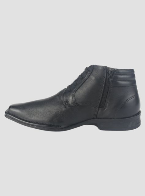 Botin Ferracini Hombre 3942 Bentley Negro Casual-1