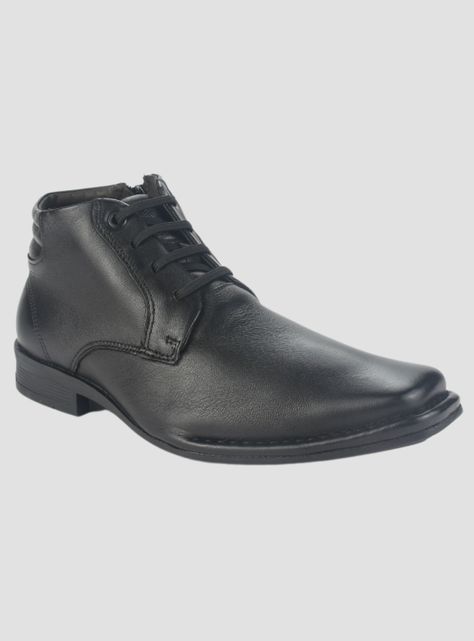 Botin Ferracini Hombre 3942 Bentley Negro Casual-2