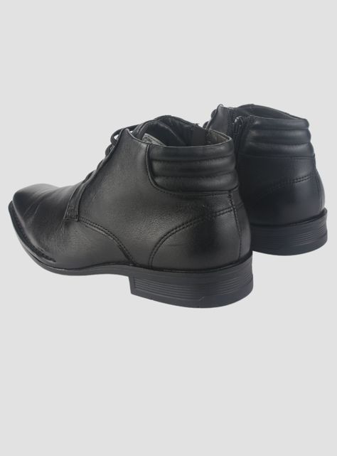 Botin Ferracini Hombre 3942 Bentley Negro Casual-5