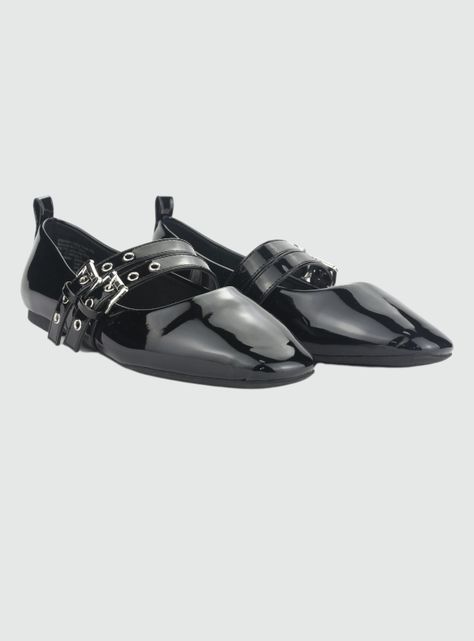 Zapato Chalada Mujer Miu-2 V Negro Negro Casual-4