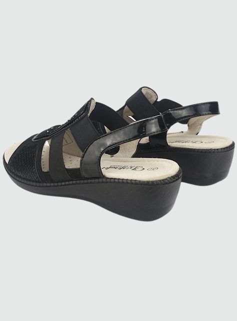 Sandalia Chalada Mujer Lupe-4 Negro Casual-5