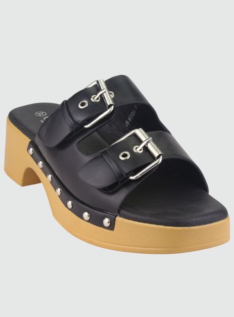 Sandalia Chalada Mujer Woodl-30 Negro Casual-2