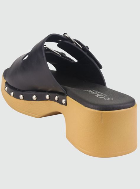 Sandalia Chalada Mujer Woodl-30 Negro Casual-3