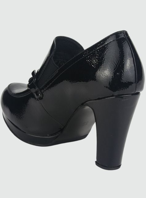 Zapato Chalada Mujer Plataform27 Negro Casual-3