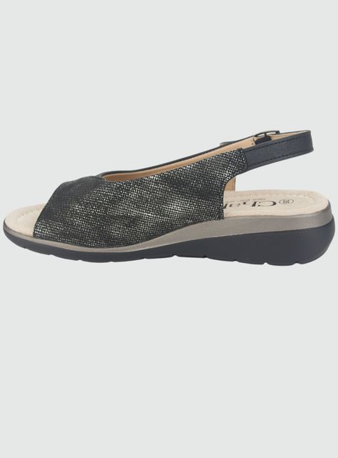 Sandalia Chalada Mujer Floro-5 Negro Casual-1