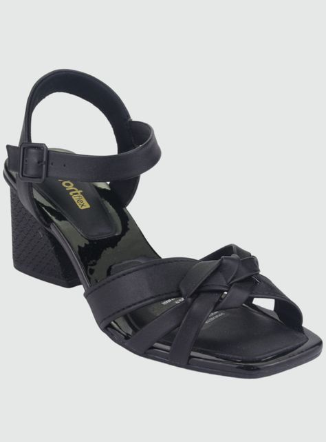 Sandalia Comfortflex Mujer 2274402 Negro Moda-2