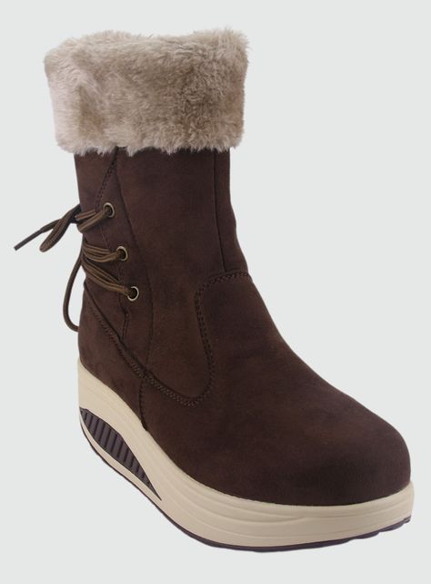 Botin Funway Mujer Tija-34 Café Casual-2