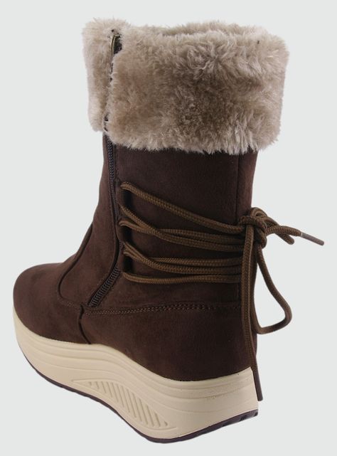 Botin Funway Mujer Tija-34 Café Casual-3