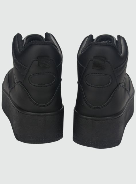 Zapatilla Chalada Mujer Metta-8 Negro Plataforma-5