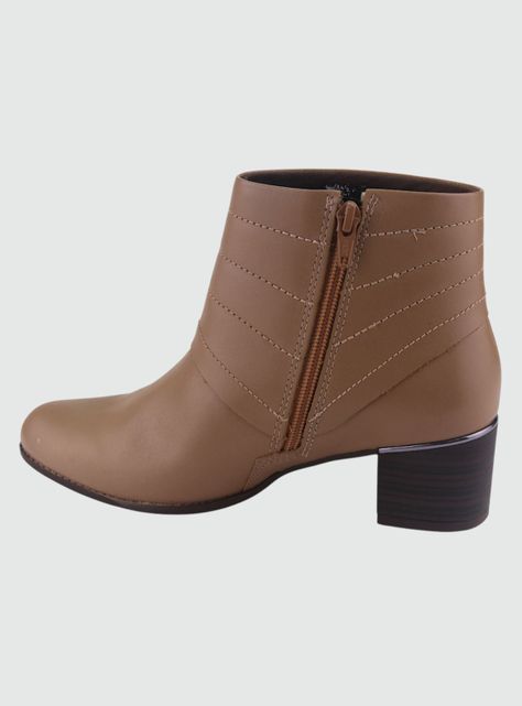 Botin Comfortflex Mujer 2192301 Café Casual-1