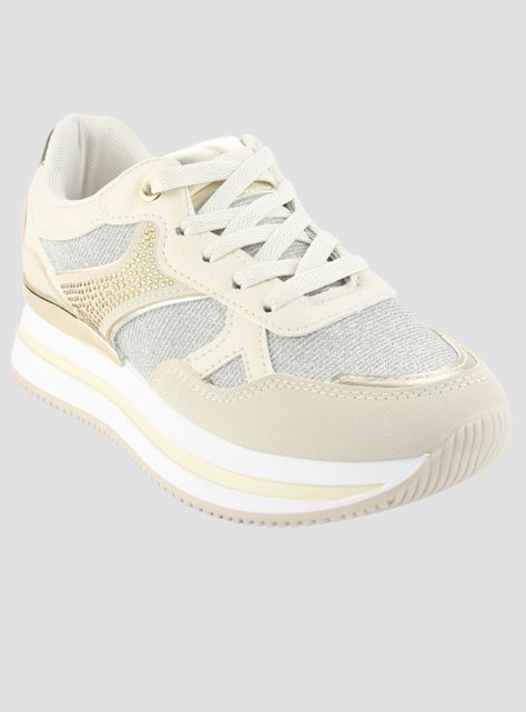 Zapatilla Chalada Mujer Jettixlow1- Dorado Urbano-2