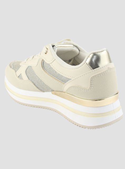 Zapatilla Chalada Mujer Jettixlow1- Dorado Urbano-3