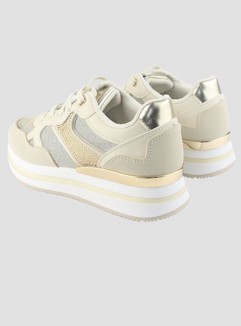 Zapatilla Chalada Mujer Jettixlow1- Dorado Urbano-5