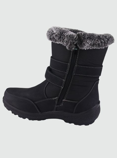 Botin Chalada Mujer Winter-7 Negro Casual-1