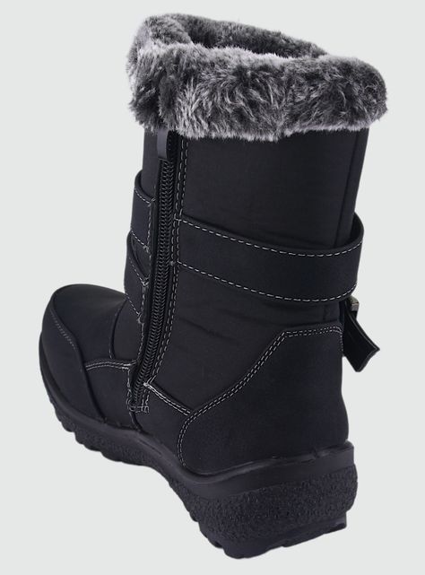 Botin Chalada Mujer Winter-7 Negro Casual-3