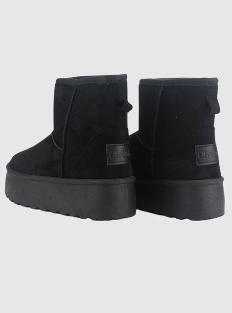 Botin Chalada Mujer Pinguih-2 Negro Comfort-5