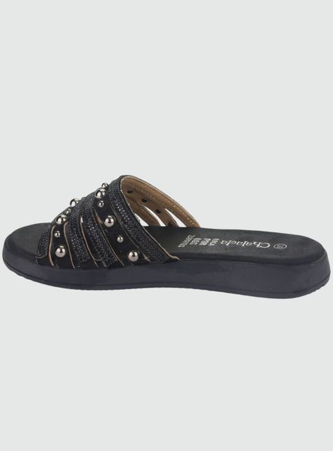 Sandalia Chalada Mujer Piar-1 Negro Casual-1