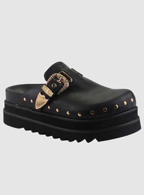 Zapato Chalada Mujer Vex-1 Negro Plataforma-0