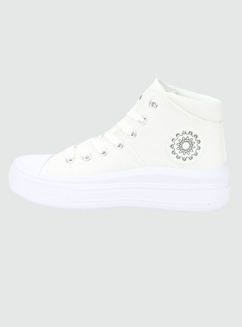Zapatilla Chalada Mujer Clu-15 Blanco Urbano-1