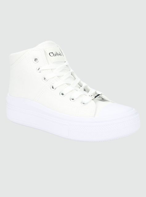 Zapatilla Chalada Mujer Clu-15 Blanco Urbano-2