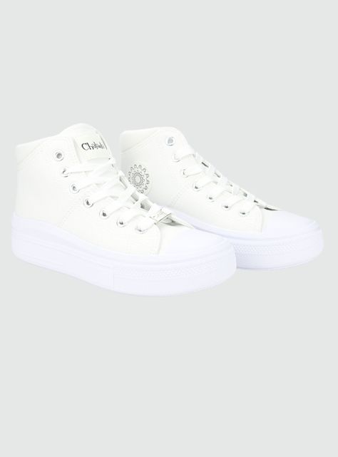 Zapatilla Chalada Mujer Clu-15 Blanco Urbano-4