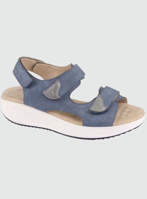 Sandalia Chalada Mujer Jump-6 Azul Casual-0