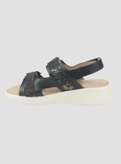 Sandalia Chalada Mujer Beni-12 Negro Casual-1