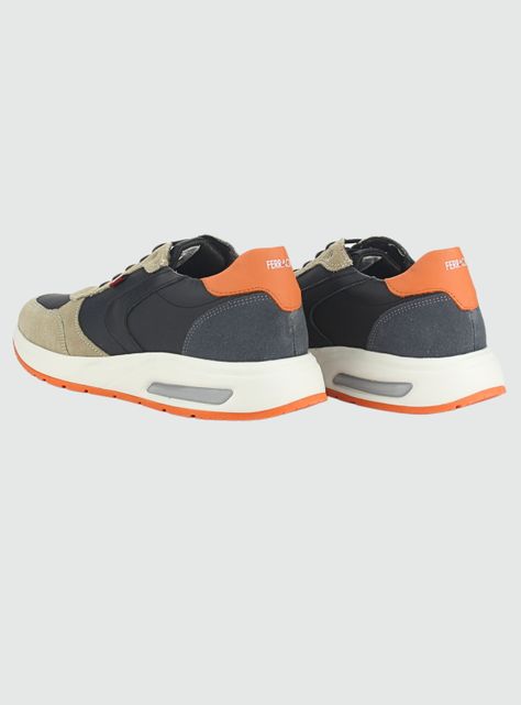 Zapatilla Ferracini Hombre 9581 G Preto Casual-5