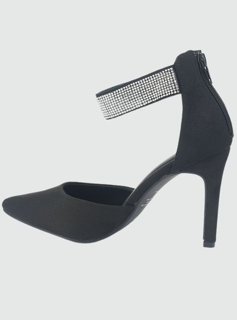 Zapato Chalada Mujer Cristal-2 Negro Casual-1