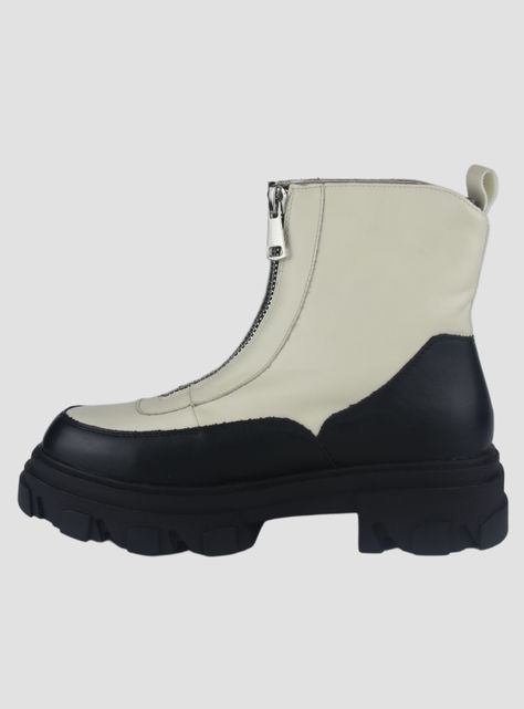 Botin Chalada Mujer Karl-3 Crema Casual-1