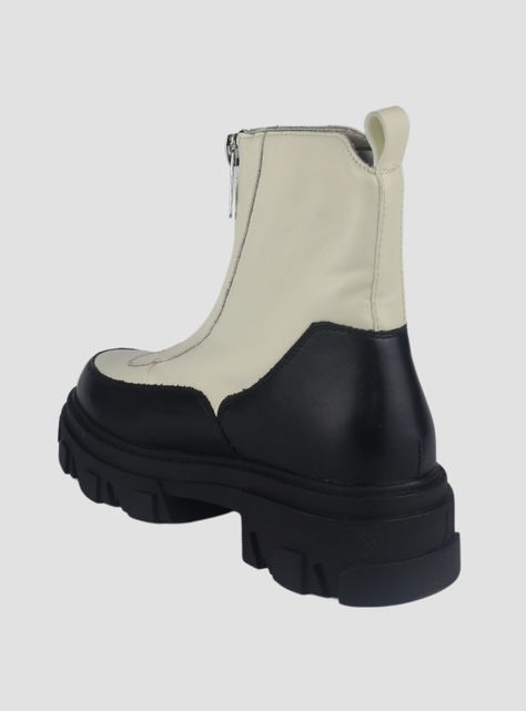 Botin Chalada Mujer Karl-3 Crema Casual-3