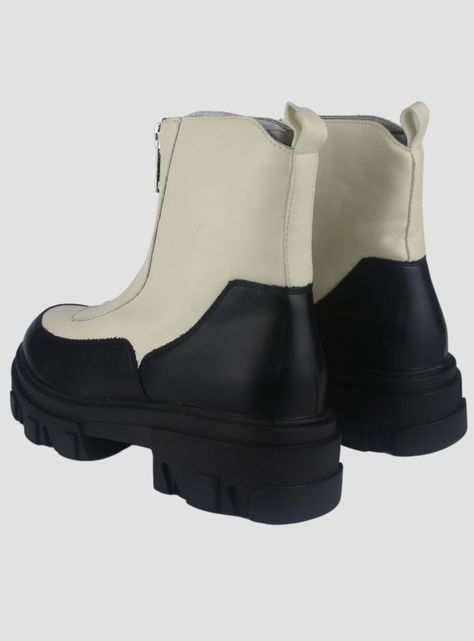 Botin Chalada Mujer Karl-3 Crema Casual-5