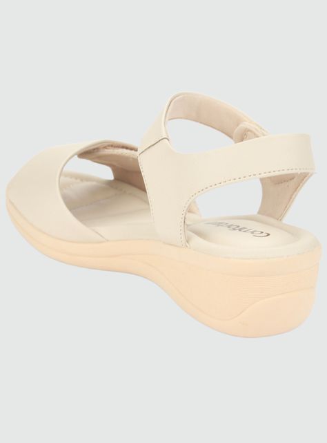 Sandalia Comfortflex Mujer 2388403 Beige Casual-3