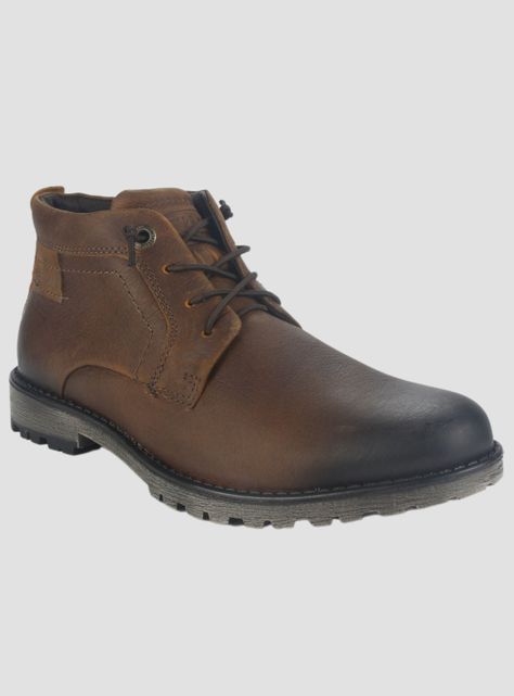 Botin Ferracini Hombre 9949 Cross Café Casual-2