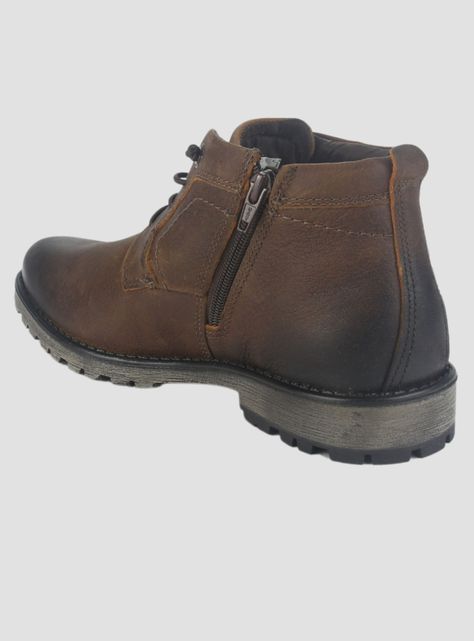 Botin Ferracini Hombre 9949 Cross Café Casual-3