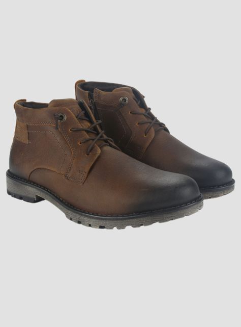 Botin Ferracini Hombre 9949 Cross Café Casual-4