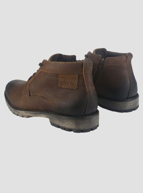 Botin Ferracini Hombre 9949 Cross Café Casual-5