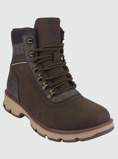 Botin Funway Mujer Colina-1 Café oscuro Casual-2