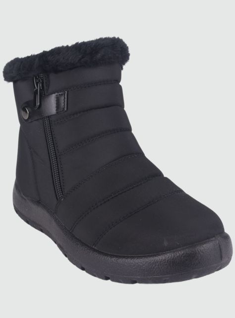 Botin Dorette Mujer Sky-33 Negro Casual-2