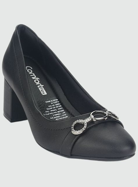 Zapato Comfortflex Mujer 2354402 Negro Casual-2